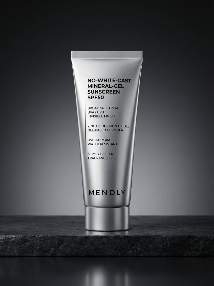 No-White-Cast Mineral-Gel Sunscreen SPF50
