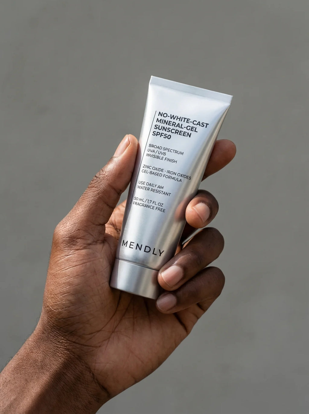 No-White-Cast Mineral-Gel Sunscreen SPF50