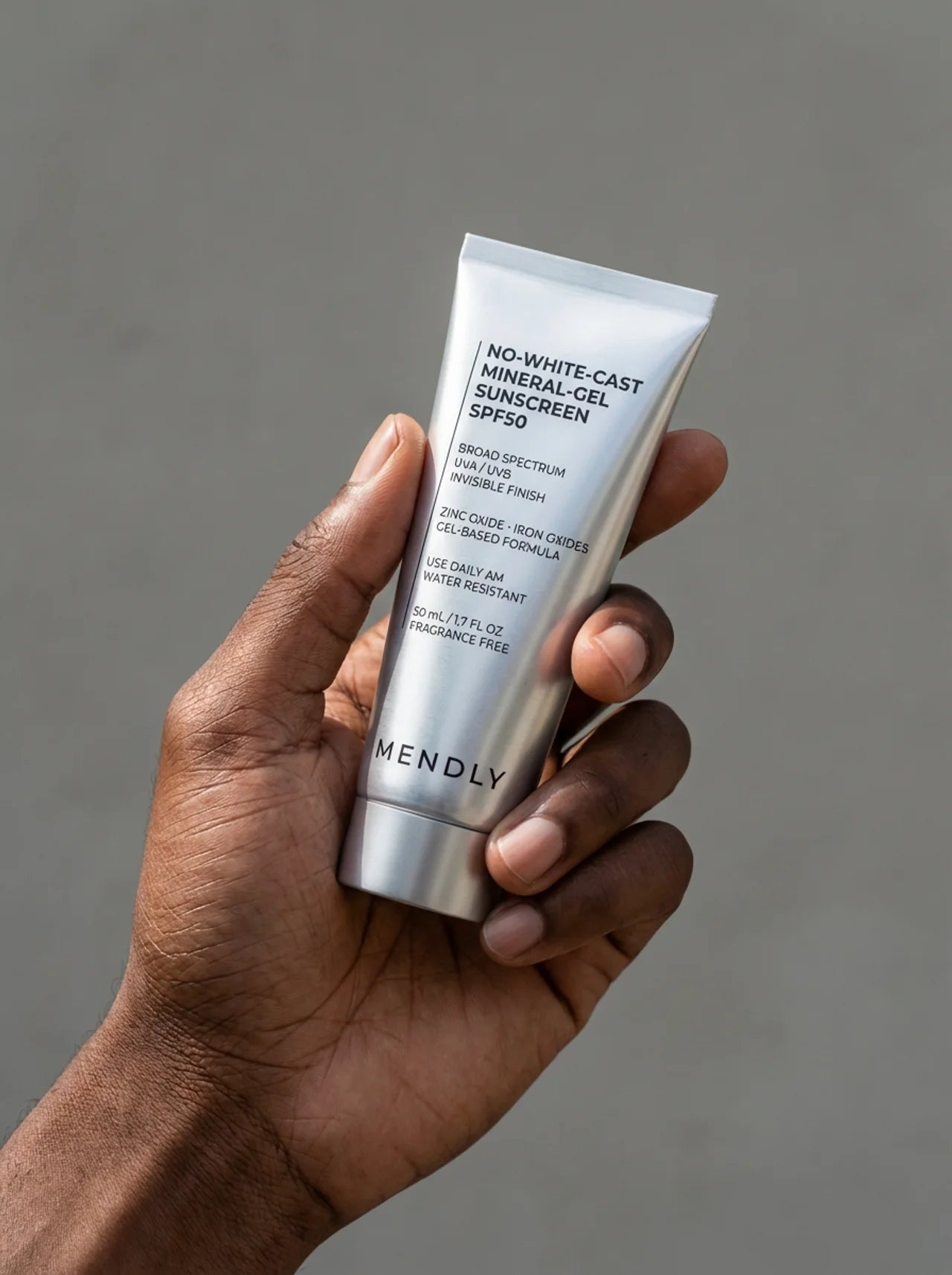 No-White-Cast Mineral-Gel Sunscreen SPF50