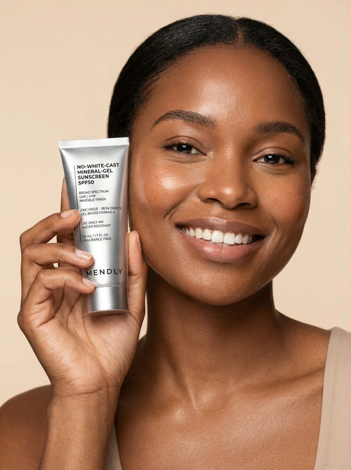 No-White-Cast Mineral-Gel Sunscreen SPF50